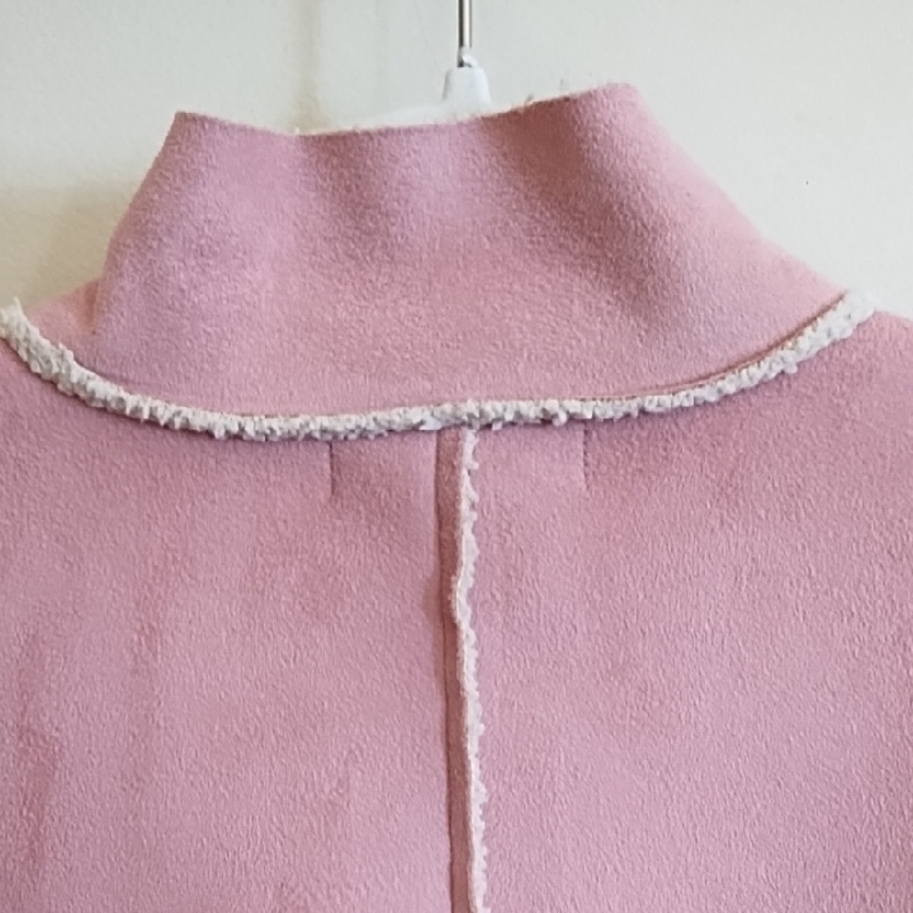 PINK SUEDE JACKET BT ESTUDIO. - Picture 9 of 13